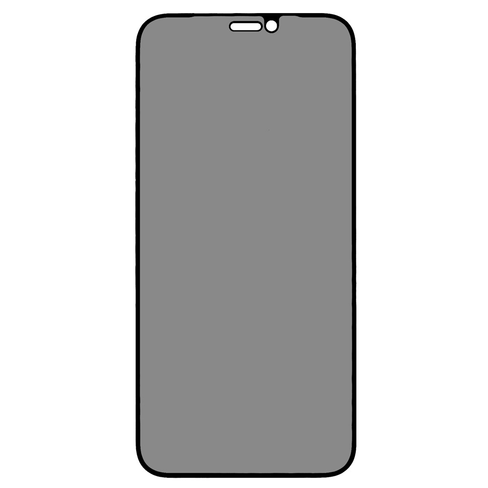 Anti-spy Screen Protector for iPhone 12 mini 5.4 inch, Full Cover Full Glue Silk Printing High Aluminium-silicon Glass Film-2