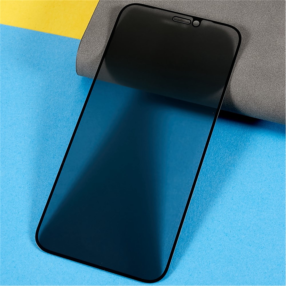 Anti-spy Screen Protector for iPhone 12 mini 5.4 inch, Full Cover Full Glue Silk Printing High Aluminium-silicon Glass Film-4