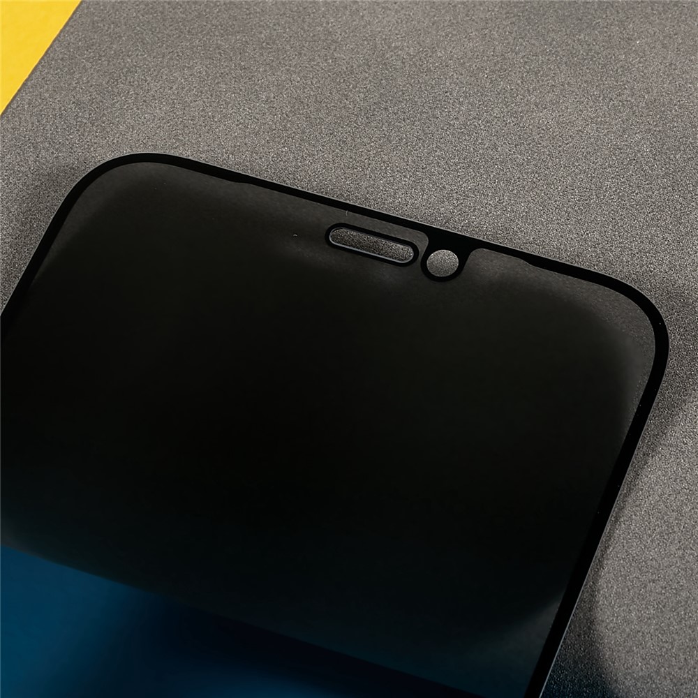 Anti-spy Screen Protector for iPhone 12 mini 5.4 inch, Full Cover Full Glue Silk Printing High Aluminium-silicon Glass Film-5