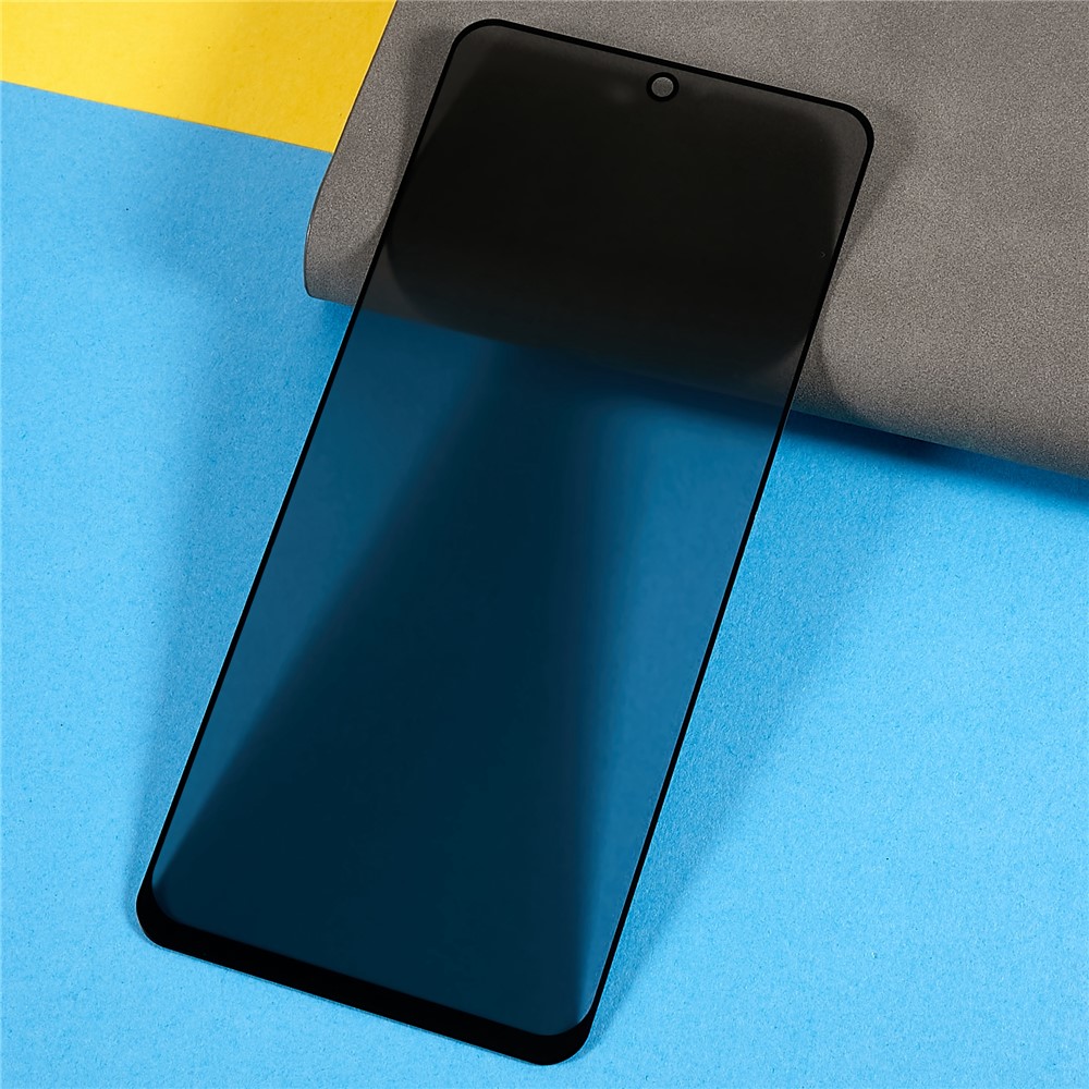 For Samsung Galaxy A73 5G Anti-spy Tempered Glass Screen Protector Full Glue Anti-stains Silk Printing Full Screen High Aluminium-silicon Glass Film-4