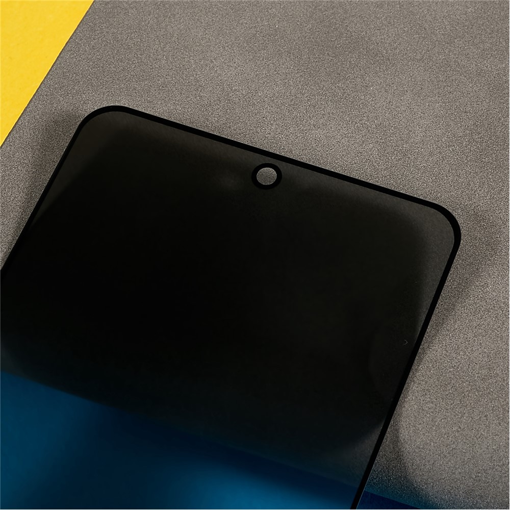 For Samsung Galaxy A73 5G Anti-spy Tempered Glass Screen Protector Full Glue Anti-stains Silk Printing Full Screen High Aluminium-silicon Glass Film-5