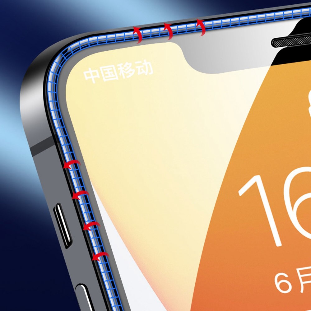 For iPhone 14 Max 6.7 inch Super Clear Smooth Phone Screen Film Anti-fingerprint Full Covering Anti-explosion High Aluminium-silicon Glass Screen Protector-3
