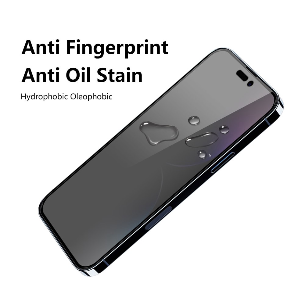 ENKAY HAT PRINCE 2Pcs / Set For iPhone 14 Pro 6.1 inch 28 Degree Anti-spy Screen Protector Full Glue Full Cover Tempered Glass Film-7