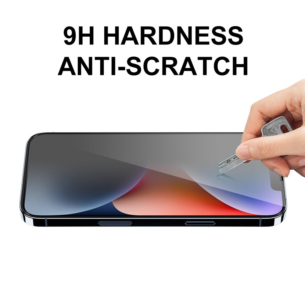 ENKAY HAT PRINCE 2Pcs / Set Full Screen Protector for iPhone 14 6.1 inch, 28 Degree Anti-spy Tempered Glass Full Glue Ultra Clear Film-6