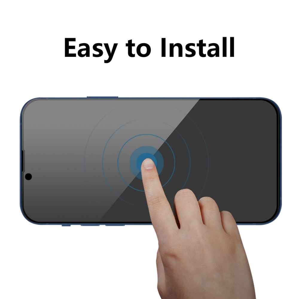ENKAY HAT PRINCE 2Pcs / Set Full Screen Protector for iPhone 14 6.1 inch, 28 Degree Anti-spy Tempered Glass Full Glue Ultra Clear Film-8