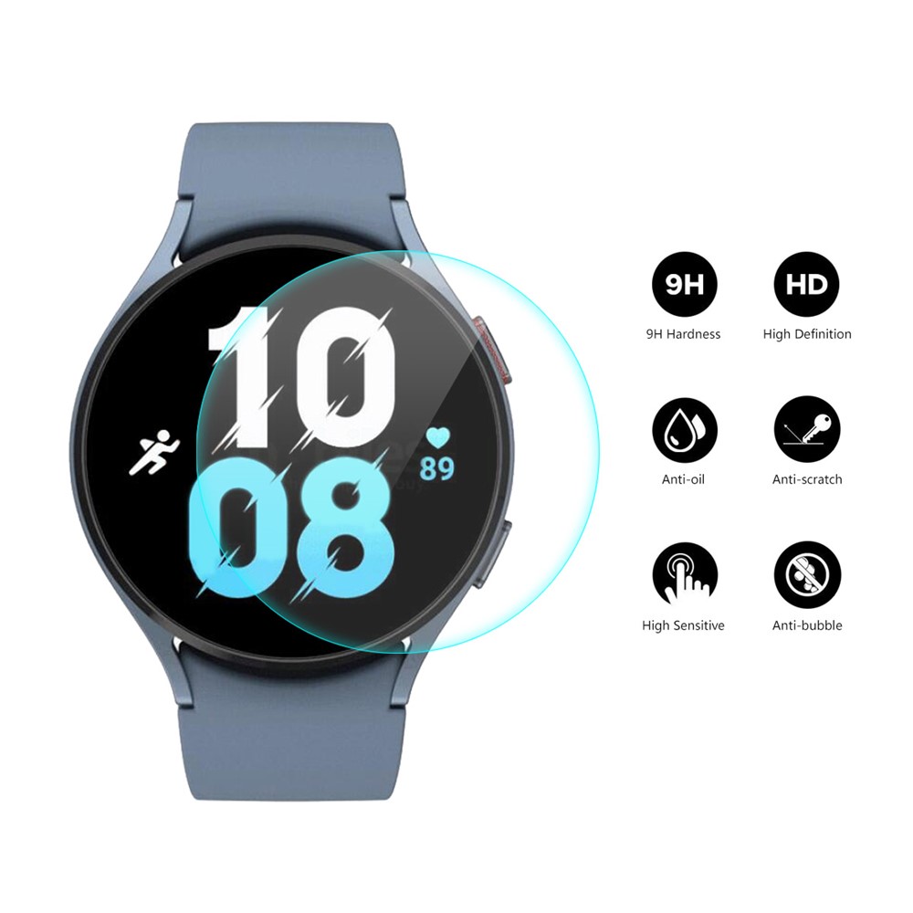 ENKAY HAT-PRINCE for Samsung Galaxy Watch5 40mm High Aluminum-silicon Glass Screen Protector 0.2mm Clear High Touch Full Glue Anti-explosion Film-2