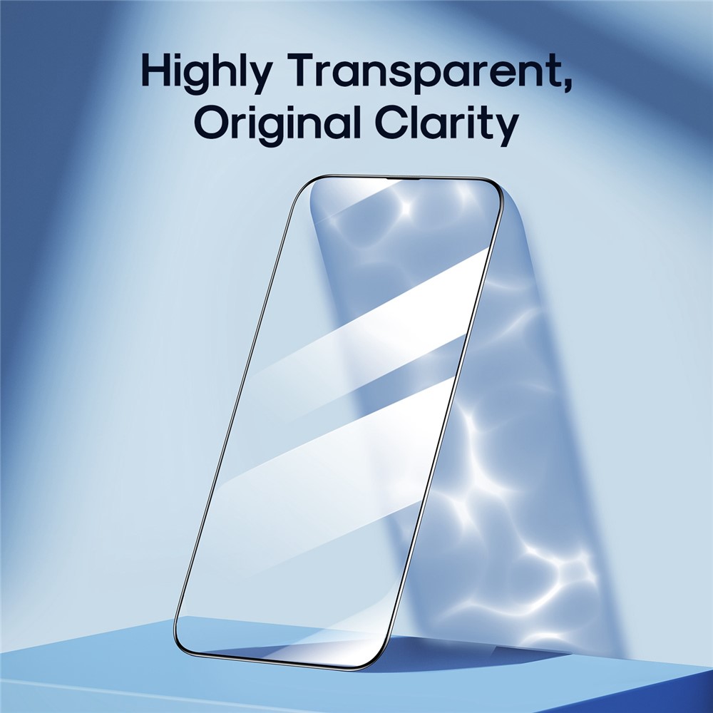 JOYROOM JR-H01 for iPhone 14 6.1 inch Silk Printing Screen Protector Anti-explosion Ultra Clear Full Covering Tempered Glass Film-3
