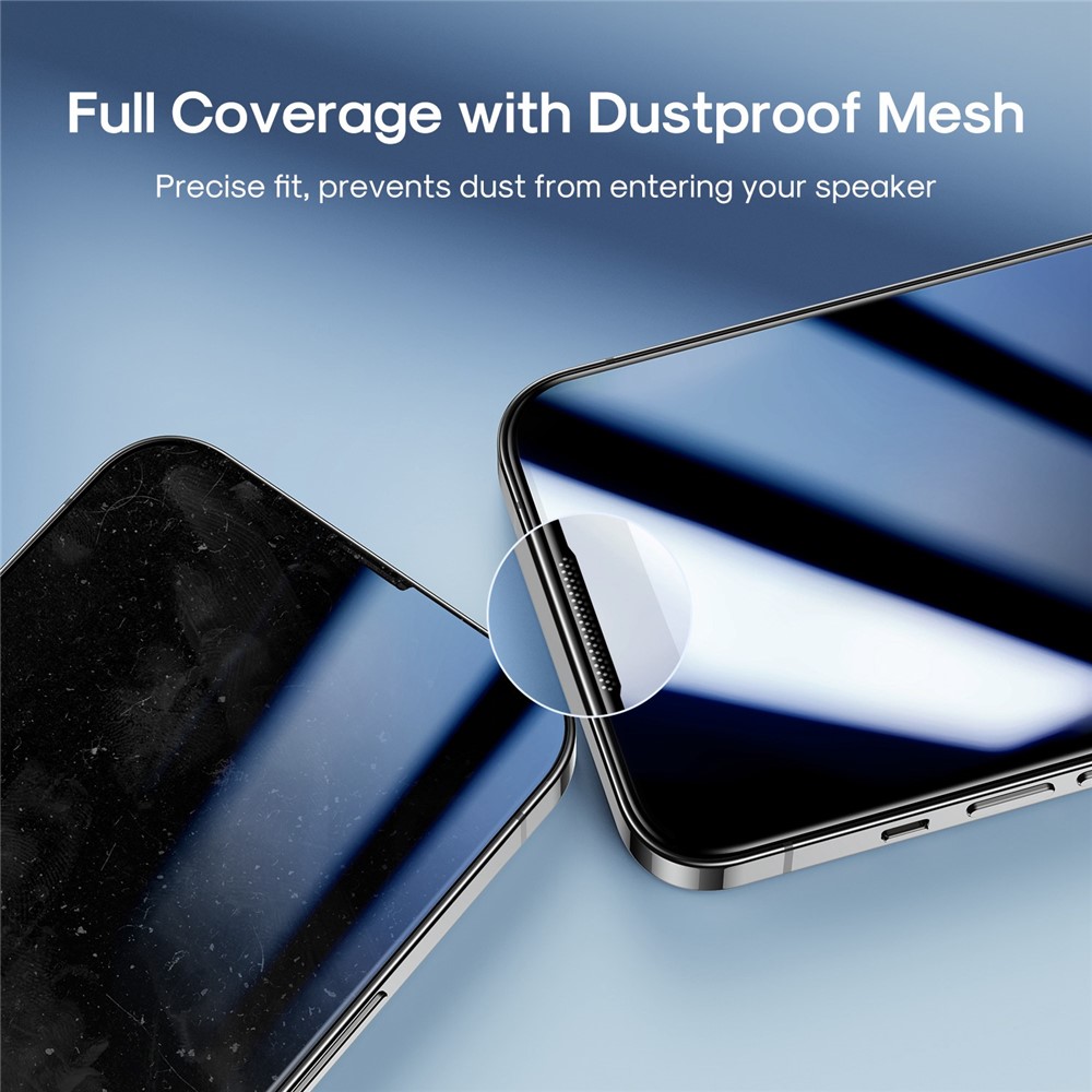 JOYROOM JR-H01 for iPhone 14 6.1 inch Silk Printing Screen Protector Anti-explosion Ultra Clear Full Covering Tempered Glass Film-4