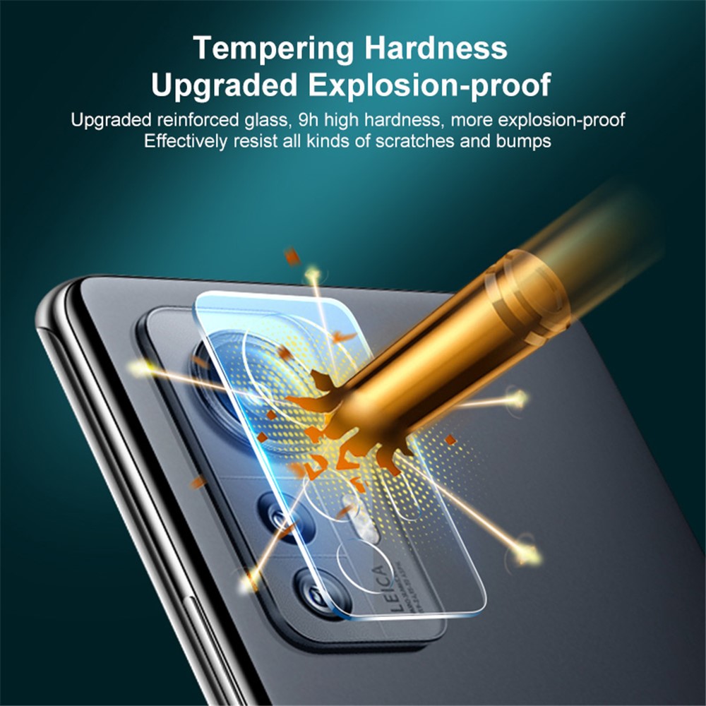 ENKAY HAT-PRINCE 2Pcs / Set for Xiaomi 12 5G / 12X 5G / 12S 5G Full Cover Camera Lens Protector 0.2mm 9H Hardness High Aluminum-silicon Glass Film-4