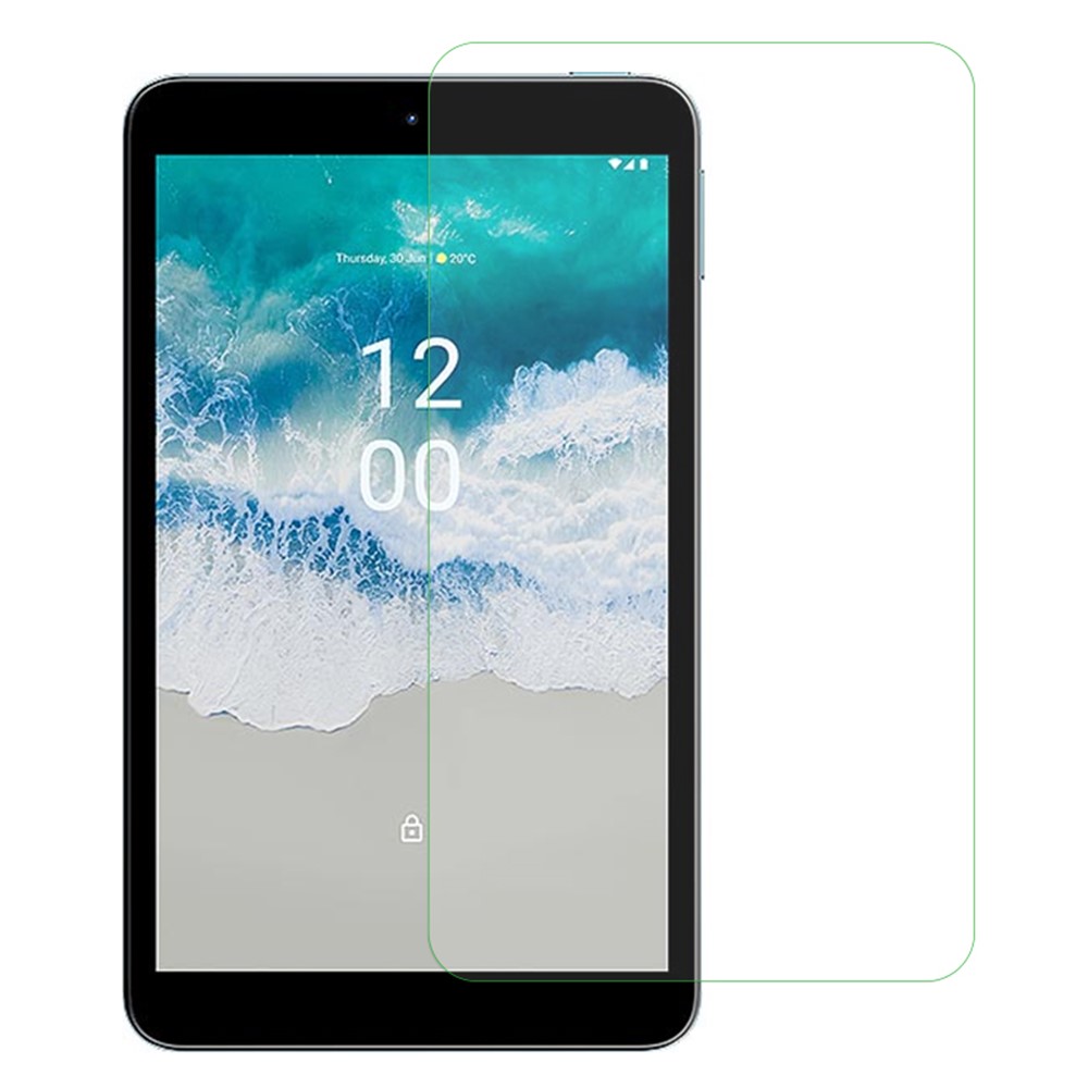 0.3mm Arc Edge Full Cover Screen Protector for Nokia T10, Ultra Clear Shatter-proof Tempered Glass Film-1