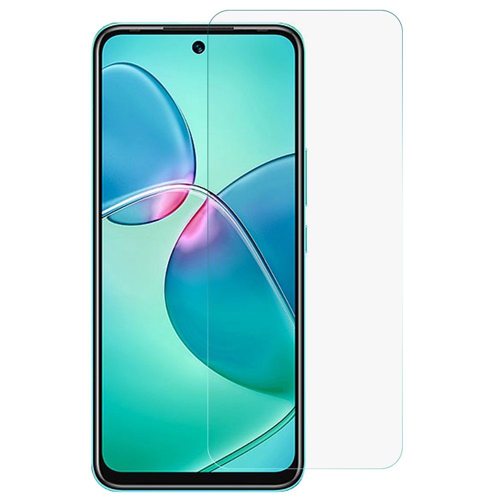 For Infinix Hot 12 Play NFC 4G 2.5D Arc Edge Tempered Glass Film Full Glue Shatter-proof Screen Protector-1