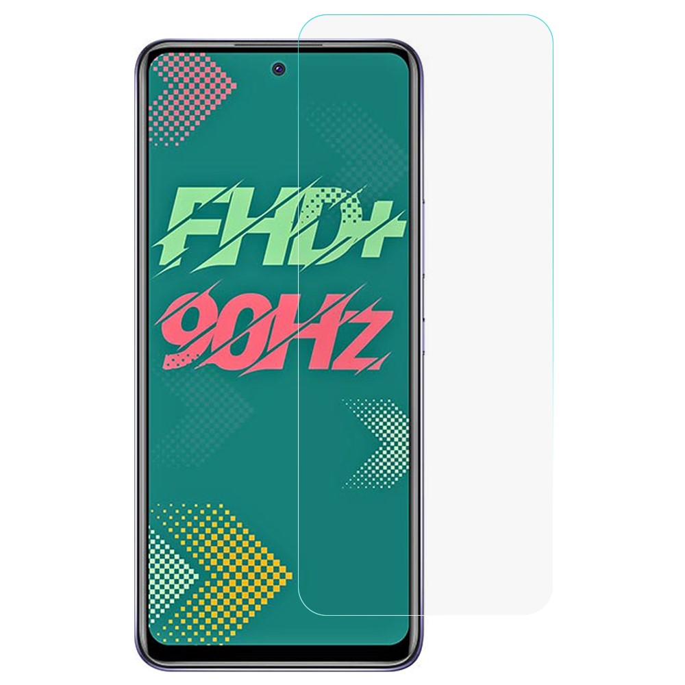 For Infinix Hot 11s Ultra Clear 2.5D Arc Edge Full Glue Tempered Glass Screen Protector Anti-explosion Screen Film-1