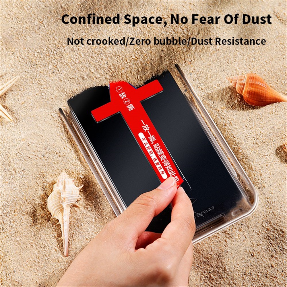 XUNDD For iPhone 14 Pro Max 6.7 inch Full Cover Tempered Glass Shatter-proof Screen Protector with Dust-proof Net and Installation Tool-10