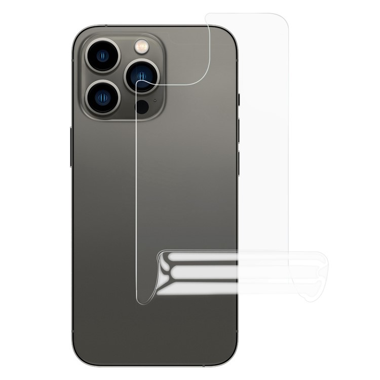 Full Cover Hydrogel TPU Phone Back Film for iPhone 14 Pro, Anti-scratch Ultra-thin HD Clear Anti-fingerprint Back Cover Protector-1