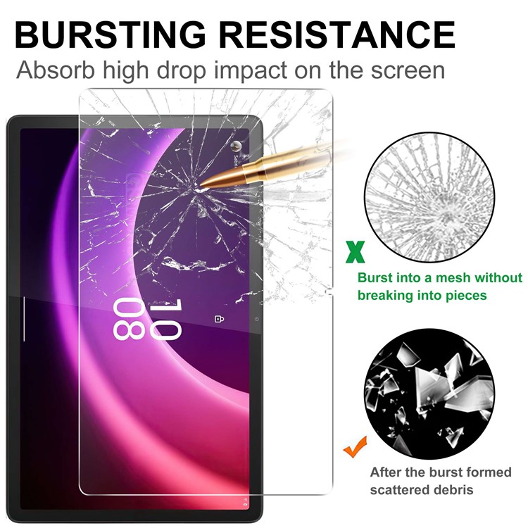 For Lenovo Tab P11 Gen 2 9H Hardness Straight Edge Tempered Glass Film Anti-explosion Full Screen Protector-3