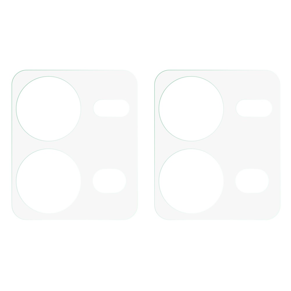 2Pcs / Set Camera Lens Protector for vivo V25 5G, Precise Cutout Tempered Glass Ultra HD Anti-Scratch 3D Arc Edge Lens Film-2
