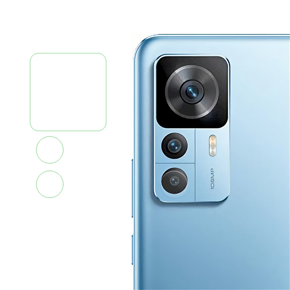For Xiaomi 12T 5G / Redmi K50 Ultra 5G 3Pcs / Set Camera Lens Protector Flexible HD Clear Oily Glass Phone Rear Lens Film-1