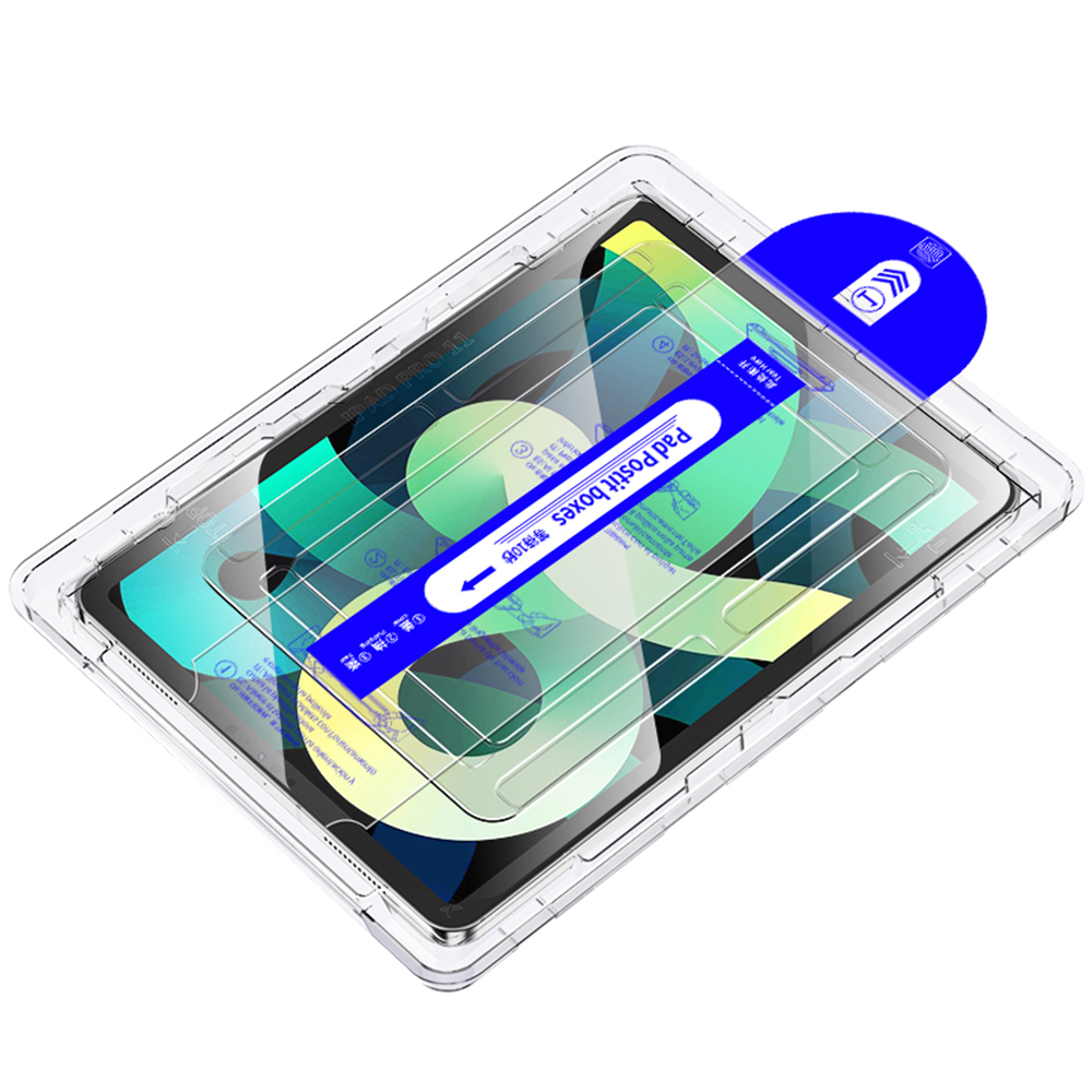 For iPad Air 13 (2026) / (2025) / (2024) Screen Protector Tempered Glass with Dust-Free Auto Alignment Applicator - Transparent