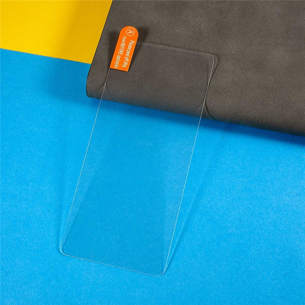 For Motorola Edge (2022) 5G Arc Edge Screen Protector Sensitive Touch High Aluminum-silicon Glass Silk Printing Tempered Glass Film-6