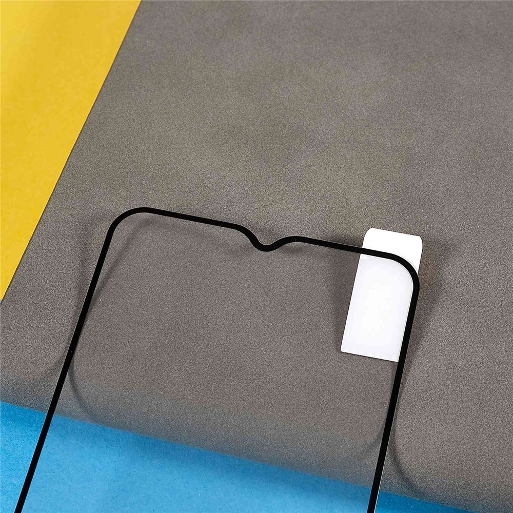 Anti-explosion Screen Protector For Oppo A58 5G, Tempered Glass Full Glue Silk Printing Black Edge Full Covering Film-4