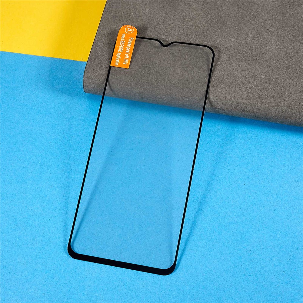 Anti-explosion Screen Protector For Oppo A58 5G, Tempered Glass Full Glue Silk Printing Black Edge Full Covering Film-6