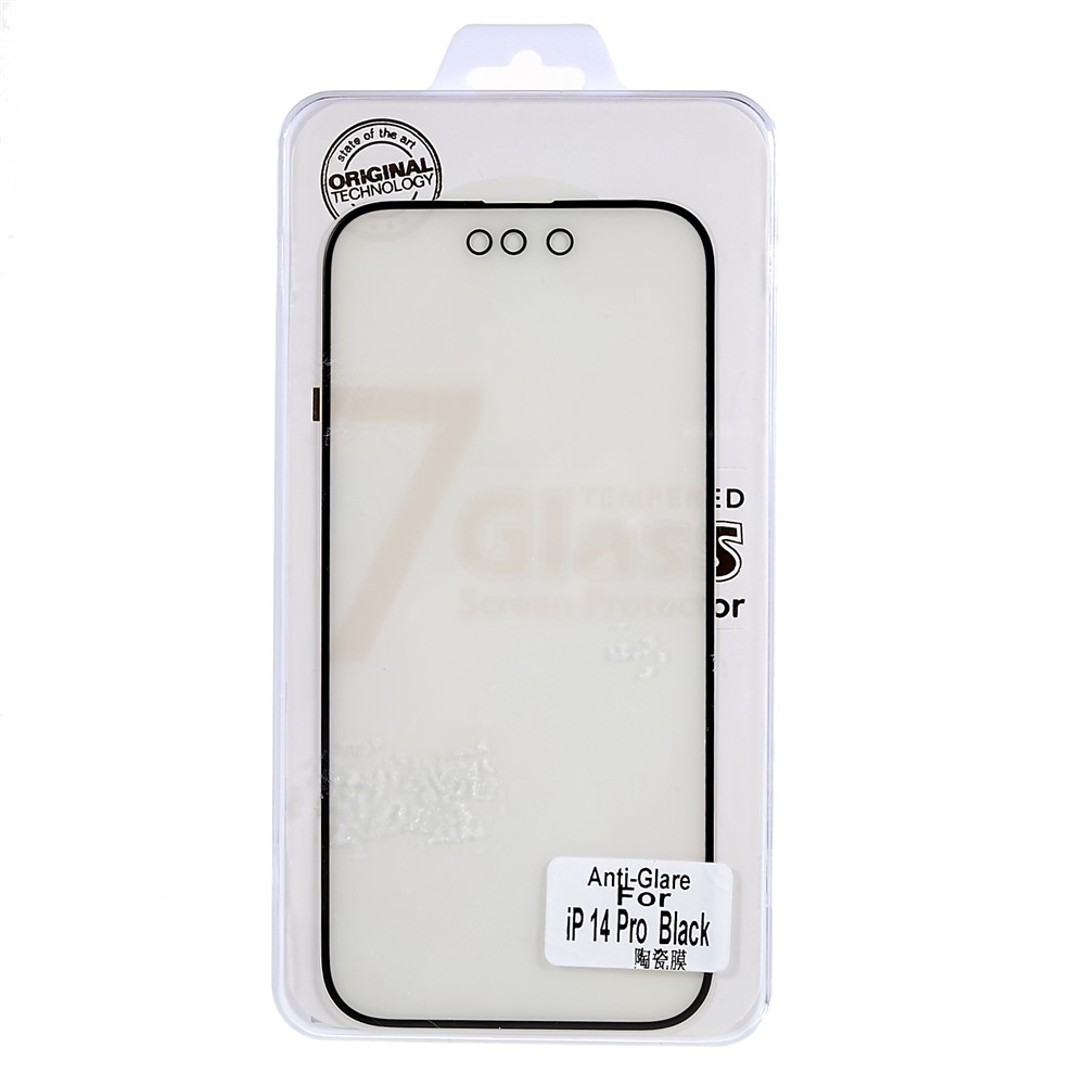 For iPhone 14 Pro Max Soft TPU Screen Protector Anti-fingerprint Full Coverage Matte Ceramic Protective Film-10