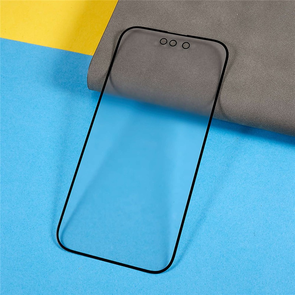 For iPhone 14 Pro Max Soft TPU Screen Protector Anti-fingerprint Full Coverage Matte Ceramic Protective Film-3