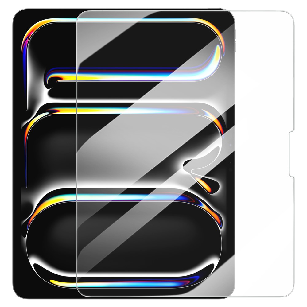 NILLKIN H+ Pro Screen Protector For iPad Pro 13 (2025) / 13 (2024) / Air 13 (2026) / (2025) / (2024) Full Glue Full Coverage 9H High Aluminium-Silicon Glass Film - Transparent