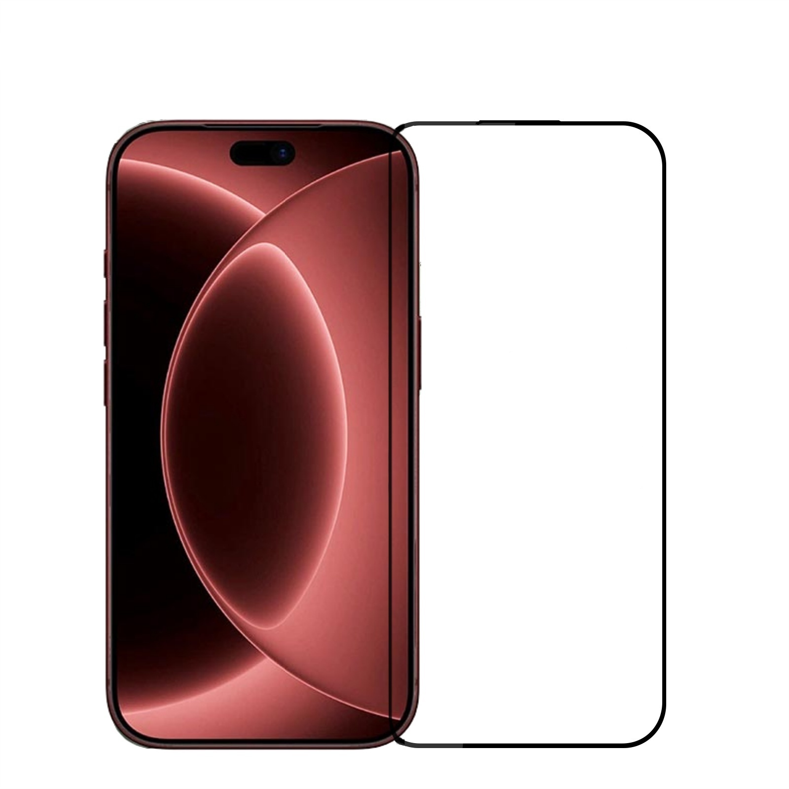 MOFI for iPhone 18 Pro Max Screen Protector 9H Full Glue Full Coverage High Aluminum-Silicon Glass Film - Black