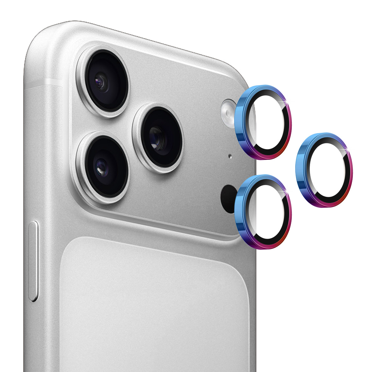 HAT PRINCE for iPhone 18 Pro / iPhone 18 Pro Max Camera Lens Film ENKAY  Tempered Glass+Aluminum Alloy Lens Protector - Colorful