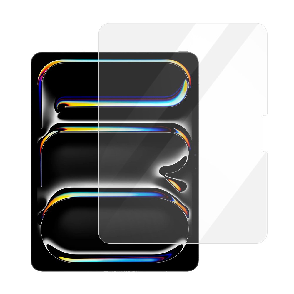 ZGA For iPad Pro 13 (2025) / (2024) Screen Protector High Aluminium-silicon Glass Full Coverage Anti-Scratch Screen Film - Transparent