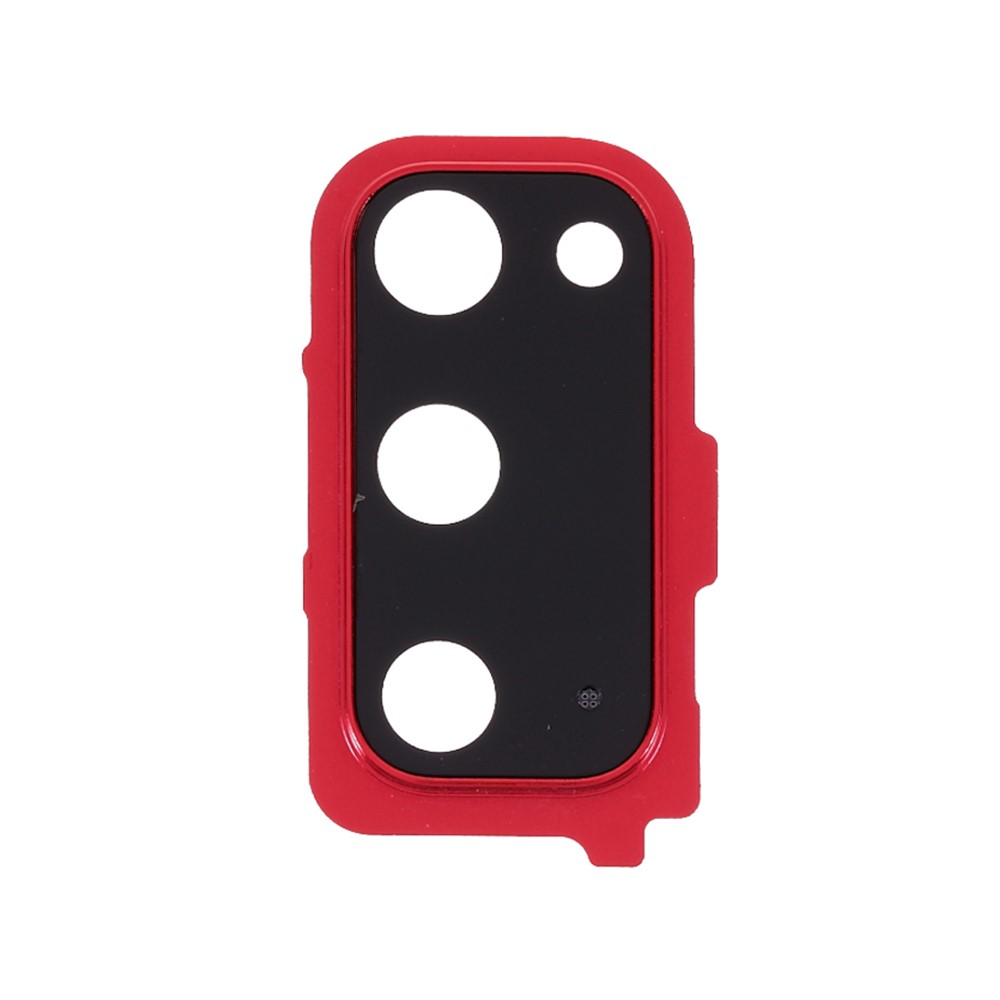 OEM Back Camera Lens Ring Cover with Glass Lens for Samsung Galaxy S20 G980 - Red-1