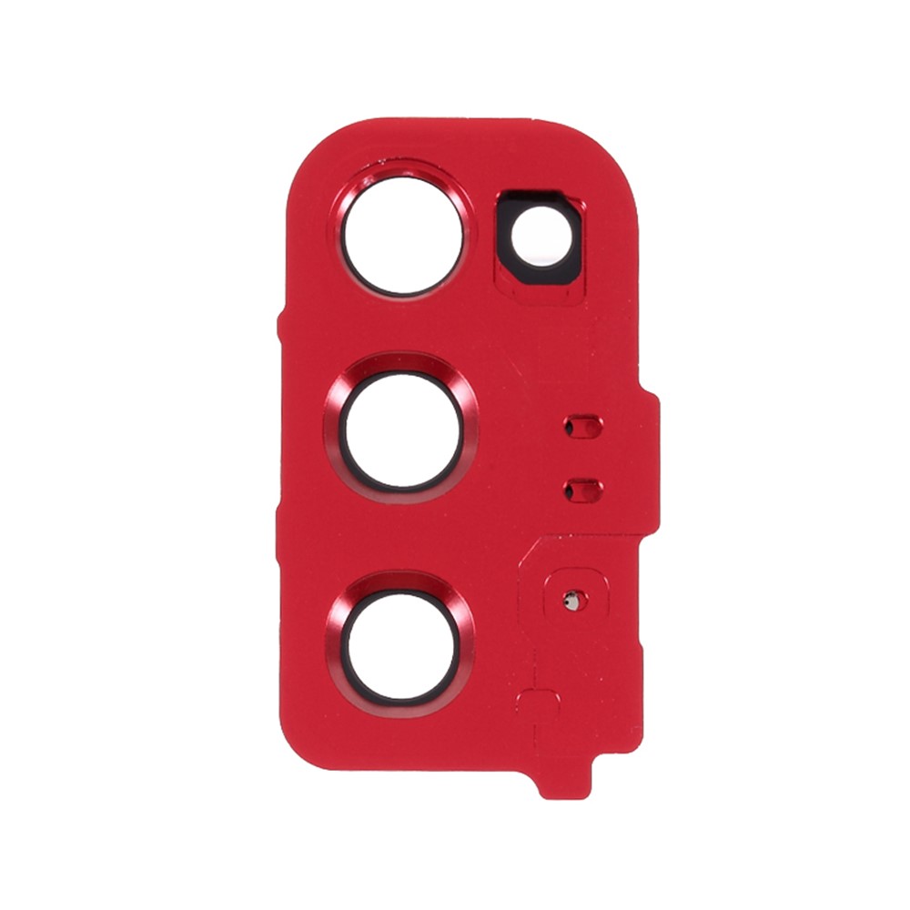 OEM Back Camera Lens Ring Cover with Glass Lens for Samsung Galaxy S20 G980 - Red-2