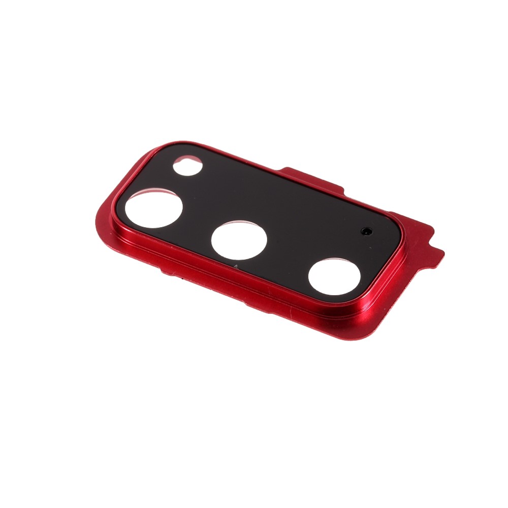 OEM Back Camera Lens Ring Cover with Glass Lens for Samsung Galaxy S20 G980 - Red-3