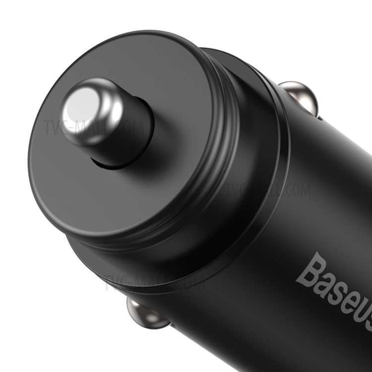 BASEUS Metallica Circolare PPS Auto Caricatore Telefono Pratica 30w (supporto VOOC) - Nero-14