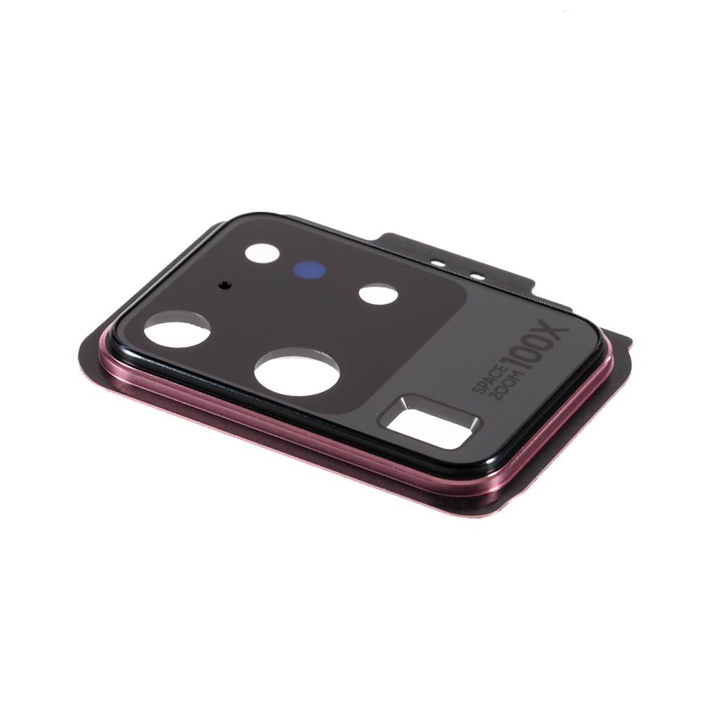 OEM Back Camera Lens Ring Cover with Glass Lens for Samsung Galaxy S20 Ultra G988 - Pink-3