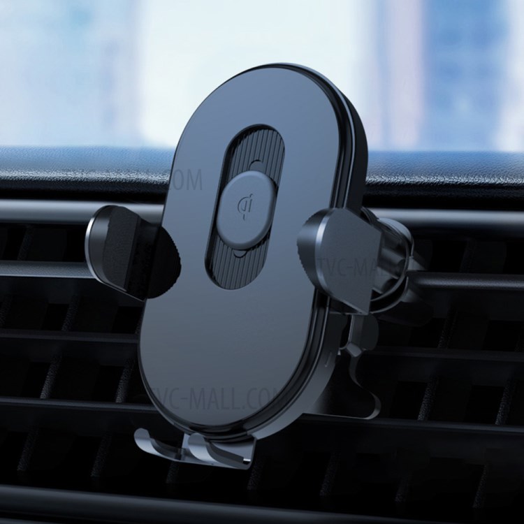 15W Magnetic Qi Car Wireless Charger Auto Smart Scan Fast Charging Holder Car Air Vent Mount for iPhone 12-1