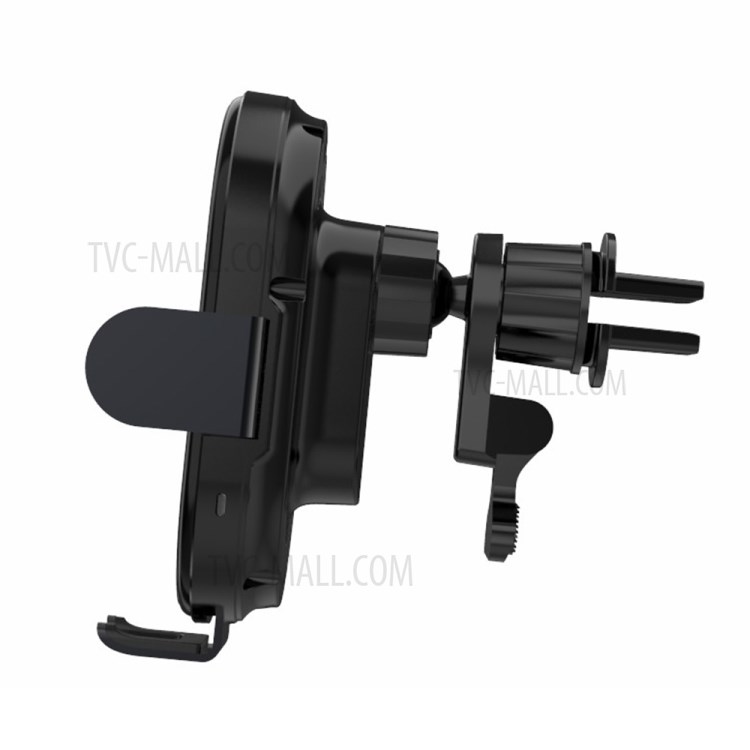 15W Magnetic Qi Car Wireless Charger Auto Smart Scan Fast Charging Holder Car Air Vent Mount for iPhone 12-9