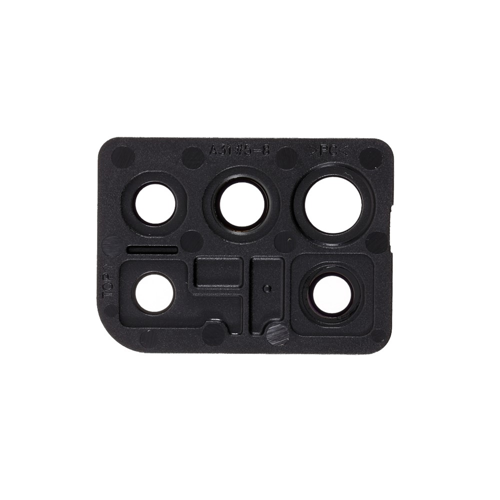 OEM Back Camera Lens Ring Cover with Glass Lens for Samsung Galaxy A31 A315 - Black-3