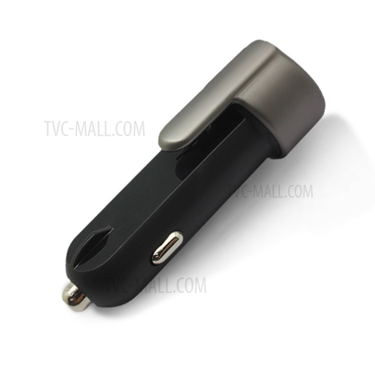 BM2036 3 in 1 Emergency Tool Dual USB Car Charger Safety Hammer Seat Belt Cutter-6