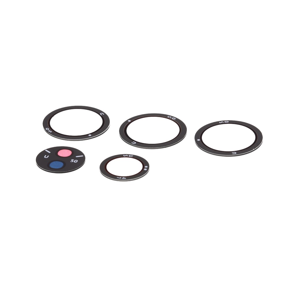 5pcs OEM Back Camera Rim Lens Ring with Glass Lens Replacement for Samsung Galaxy S21 Ultra 5G G998-2