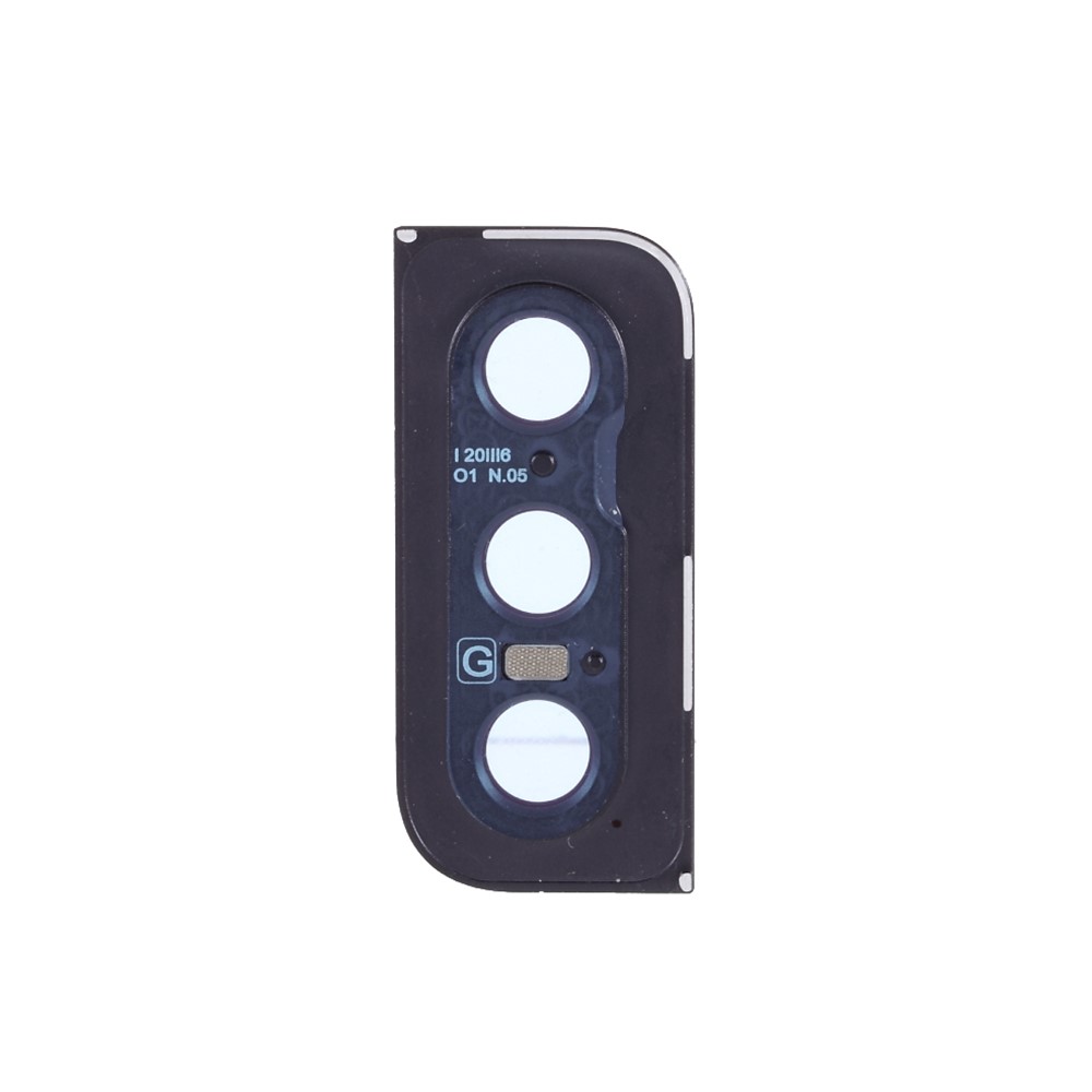 OEM Back Camera Lens Ring Cover with Glass Lens for Samsung Galaxy S21 5G G990 - Black-2
