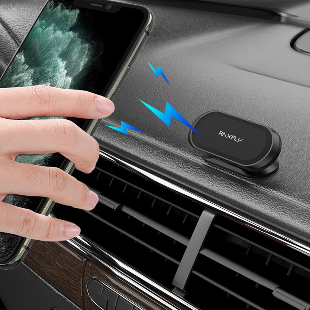 RAXFLY Car 360° Rotation Adhesive Phone Holder Magnetic Adsorption Bracket for 4-7inch Mobile Phones-14