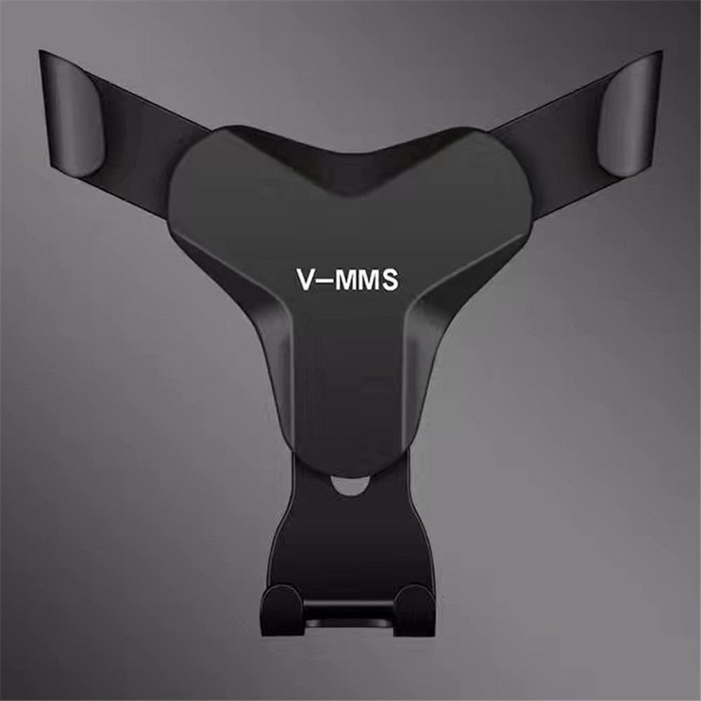 V-MMS Car Air Outlet Mount Gravity Phone Holder Y-Shape Air Vent Cellphone Bracket - Black-2