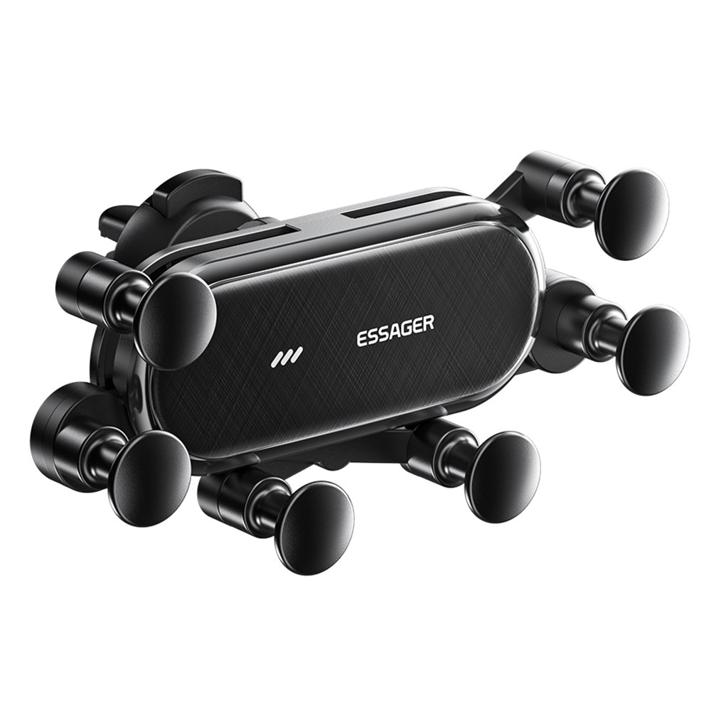 ESSAGER WEICHI Series Car Gravity Phone Mount Air Vent Phone Holder with 360-degree Rotating Ball for 4.7-6.7 inch Mobile Phones-1