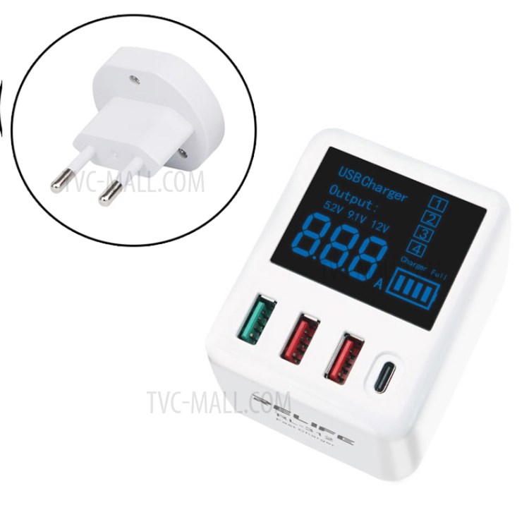 ReLife RL-312 Affichage Numérique Intelligent Chargeur Rapide - Plug UE-1