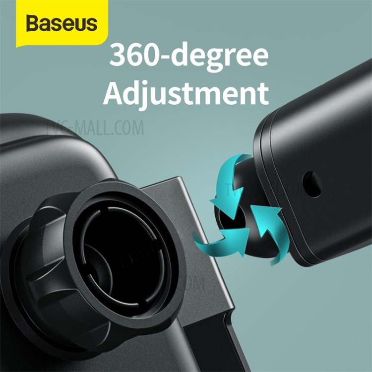 BASEUS Rock-solid Electric Holder Wireless Charger Kit - Black-9