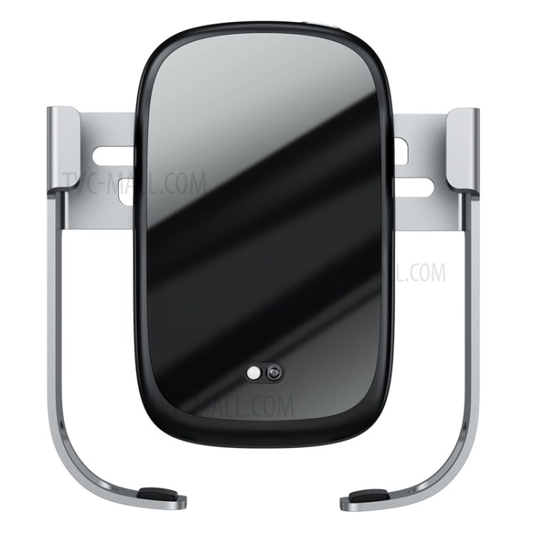 BASEUS Rock-solid Electric Holder Wireless Charger Kit - Silver-11