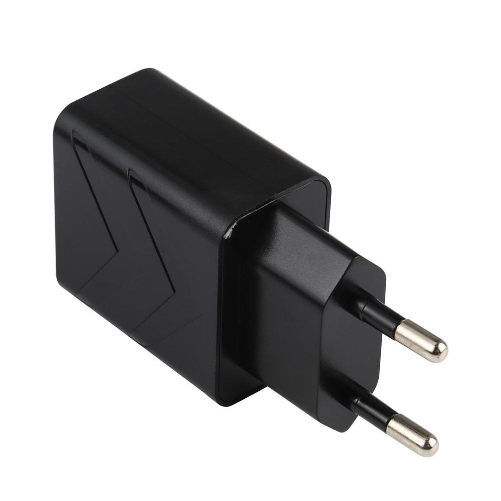 LZ-715 18W QC 3.0 USB Fast Charging Smart Phone Charger Travel Wall Power Adapter for iPhone Huawei - Black US Plug-2