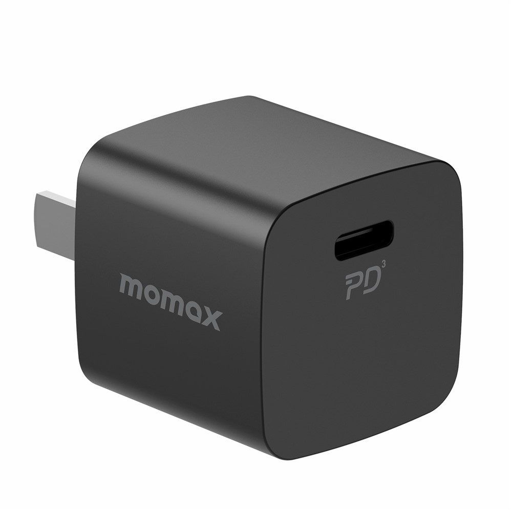 MOMAX USB-C PD 20W Home Travel Fast Charging Wall Charger Power Adapter CN Plug - Black-1